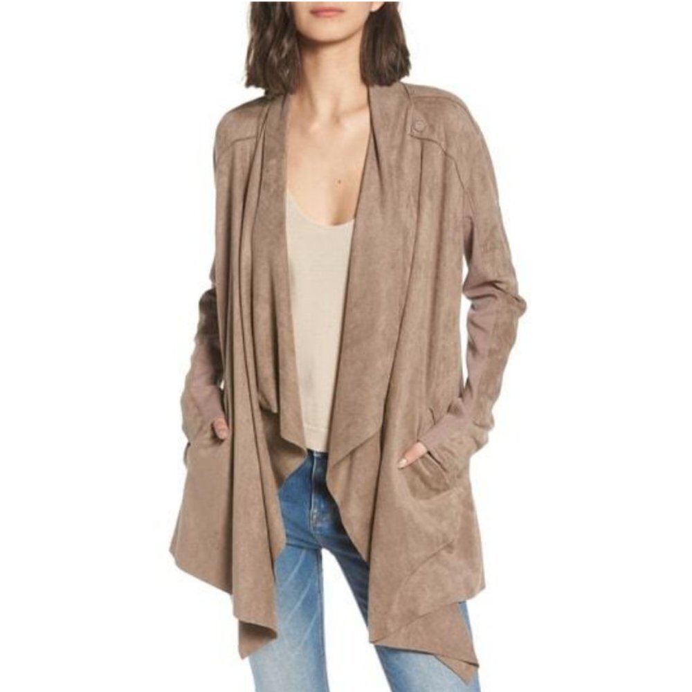 Blank NYC Cloud Nine Suede Jacket Mt. Rushmore XS